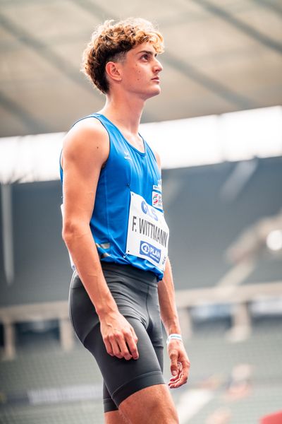 Felix Wittmann (Leichtathl.-SG Eschweiler) waehrend der deutschen Leichtathletik-Meisterschaften im Olympiastadion am 25.06.2022 in Berlin